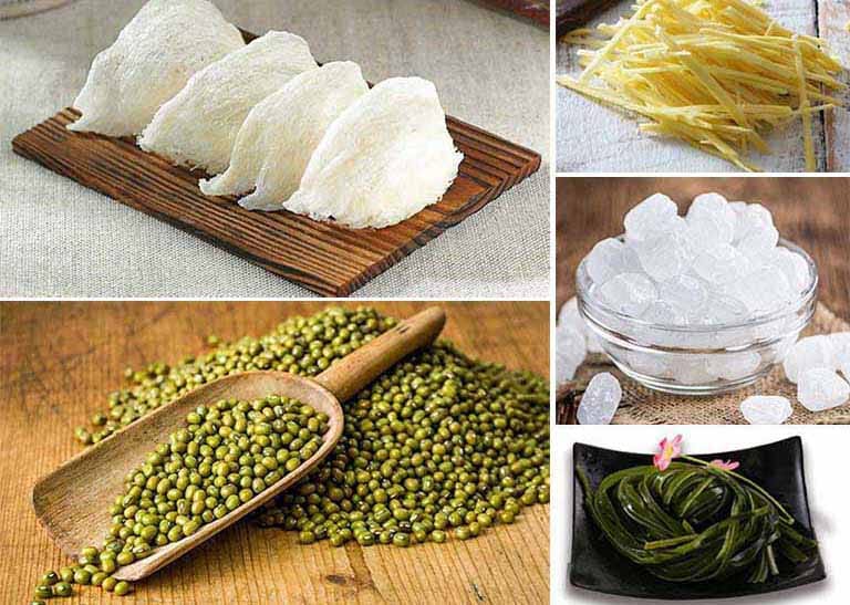 Cách nấu chè tổ yến đậu xanh đơn giản